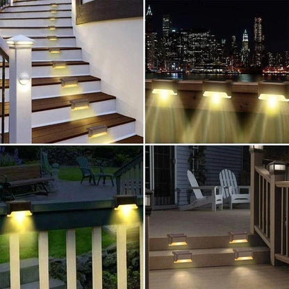 LED Solar-Powered Outdoor Lights