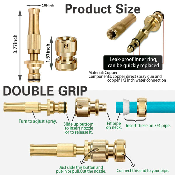 Dynamic Brass Water Nozzle