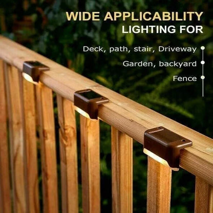 LED Solar-Powered Outdoor Lights