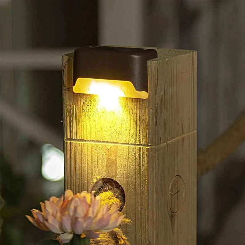 LED Solar-Powered Outdoor Lights