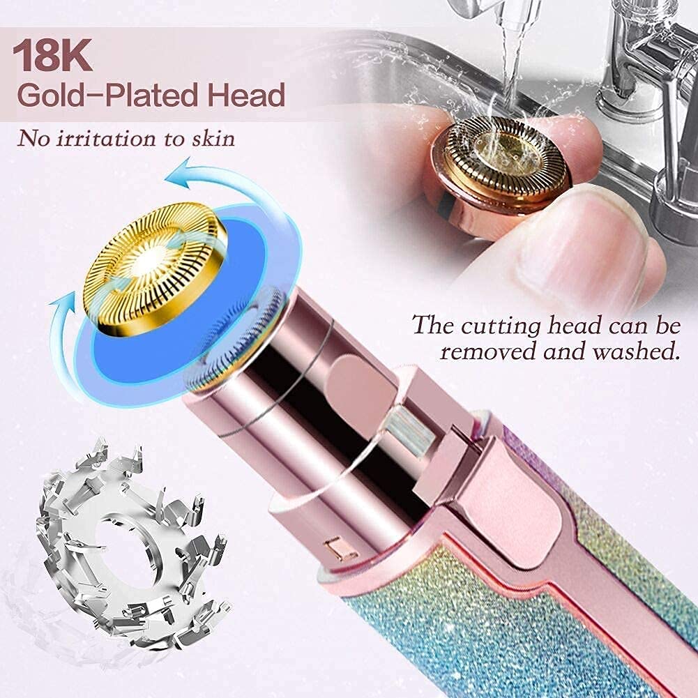 2 In 1 Electric Rechargeable Eyebrow Trimmer