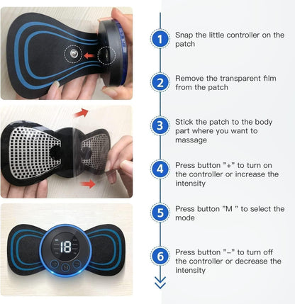 Portable 8 Mode Body Massager + Super Efficient Foot Massager