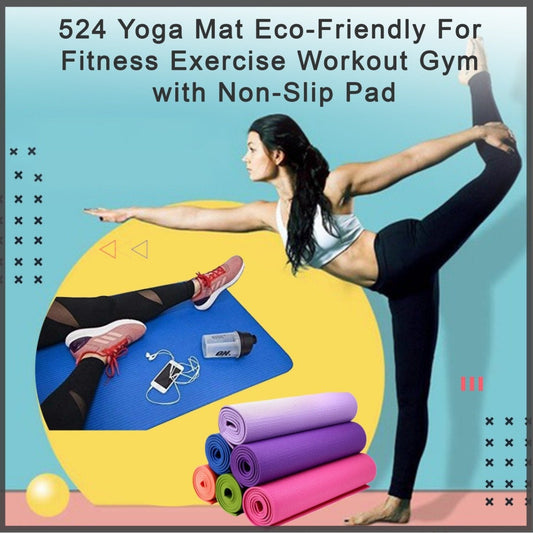 Yoga Mat Eco-Friendly Non-Slip Pad