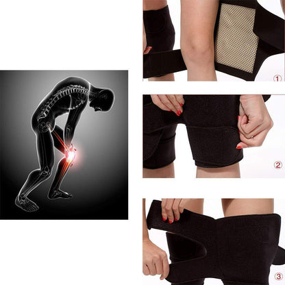 Knee Hot Belt For Leg Pain Self Heating Magnetic Knee Strap Knee Cap